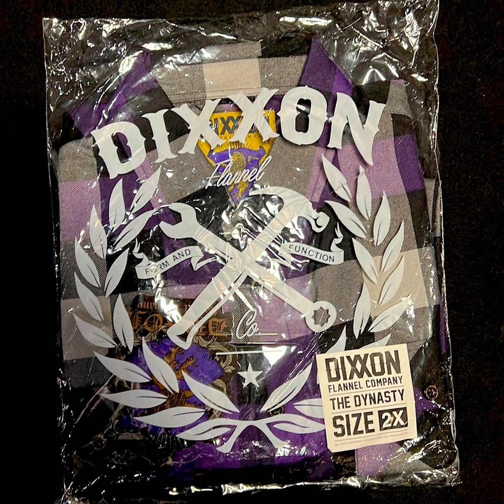 DIXXON Flannel Co. “The Dynasty” NIB. NWT. Original packaging. Never opened. 2X